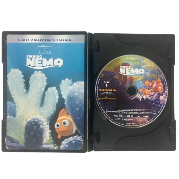 Disney Pixar Finding Nemo DVD 2 Disc Collectors Edition  Movie (BUNDLE & SAVE!) - Picture 5 of 12